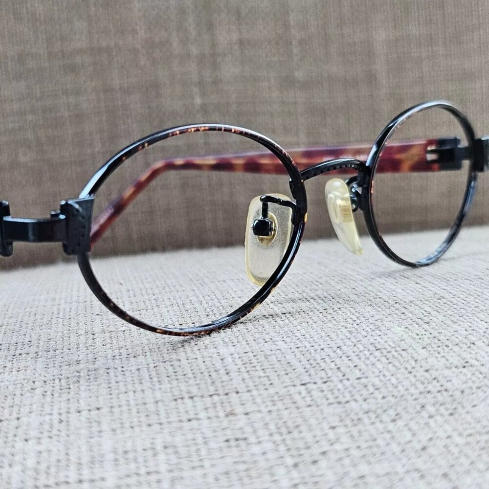 Prava Women Eyeglasses Frame PR305 Glasses Black/Brown 49[]19 140 Eyewear